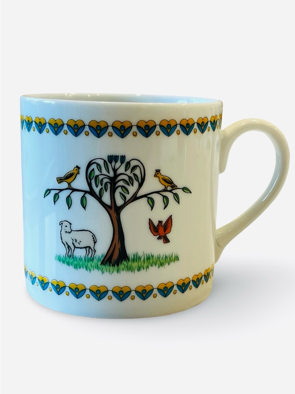 Vintage Porcelain Mug "Swedish Seasons Collection" by Gevalia Kaffe